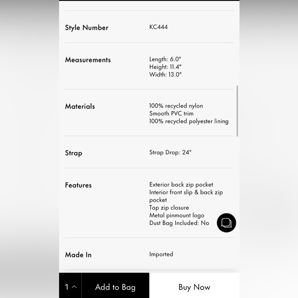 Kate Spade Large Chelsea Duffle Crossbody - Picture 7 of 7